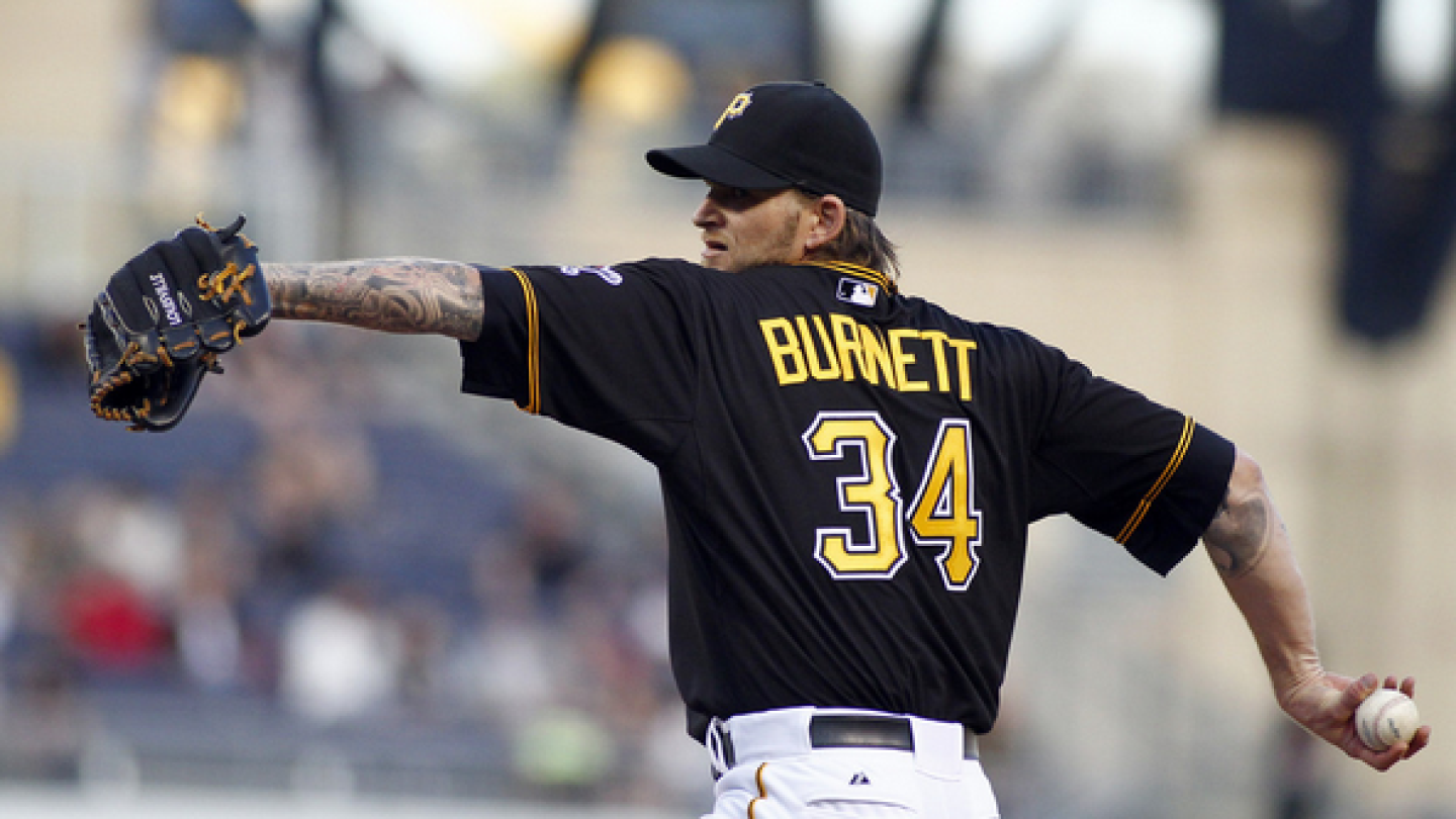 Aj burnett online pirates jersey